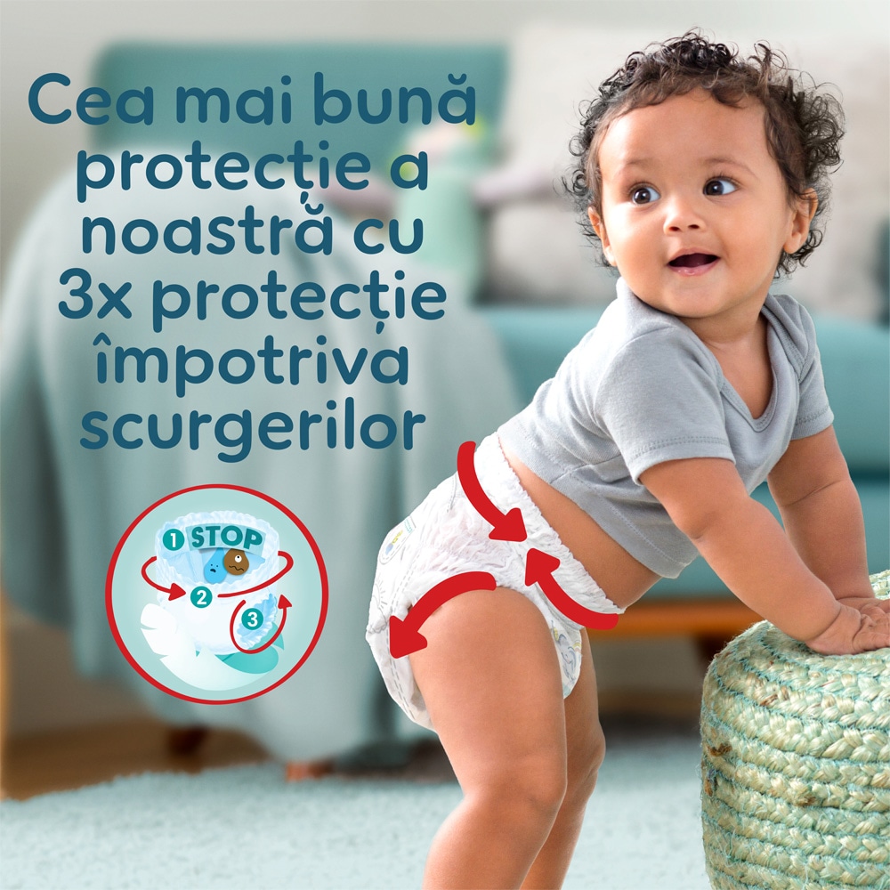 Scutece chilotel PAMPERS Premium Care Pants Mega Box nr 5, Unisex, 12-17 kg, 52 buc