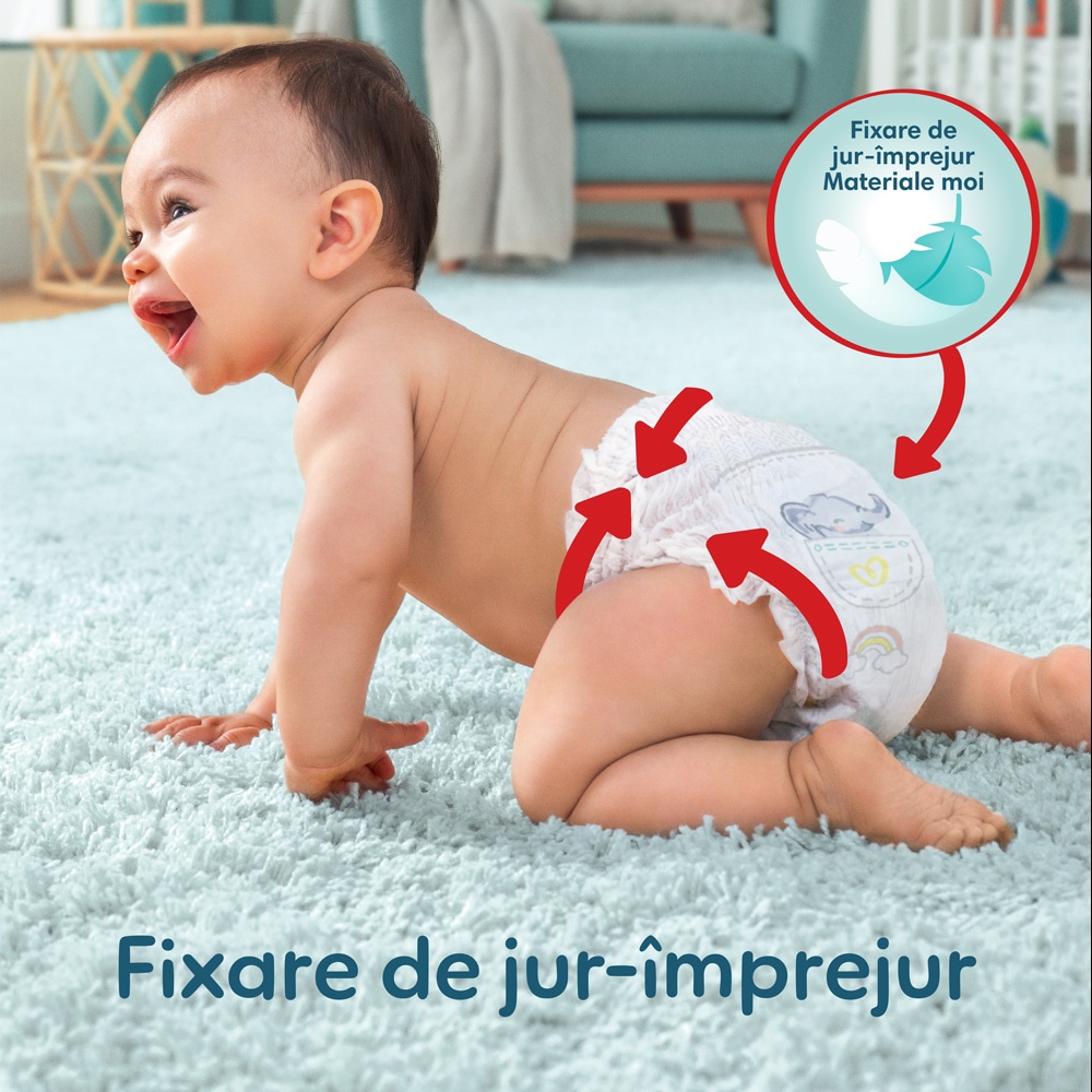 Scutece chilotel PAMPERS Premium Care Pants Mega Box nr 5, Unisex, 12-17 kg, 52 buc