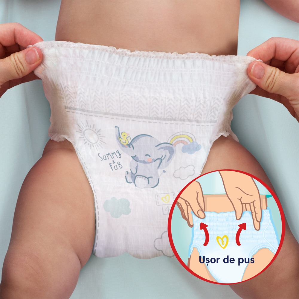 Scutece chilotel PAMPERS Premium Care Pants Mega Box nr 5, Unisex, 12-17 kg, 52 buc