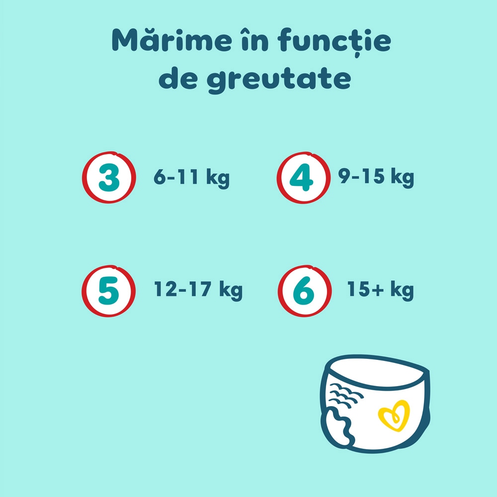 Scutece chilotel PAMPERS Premium Care Pants Mega Box nr 5, Unisex, 12-17 kg, 52 buc