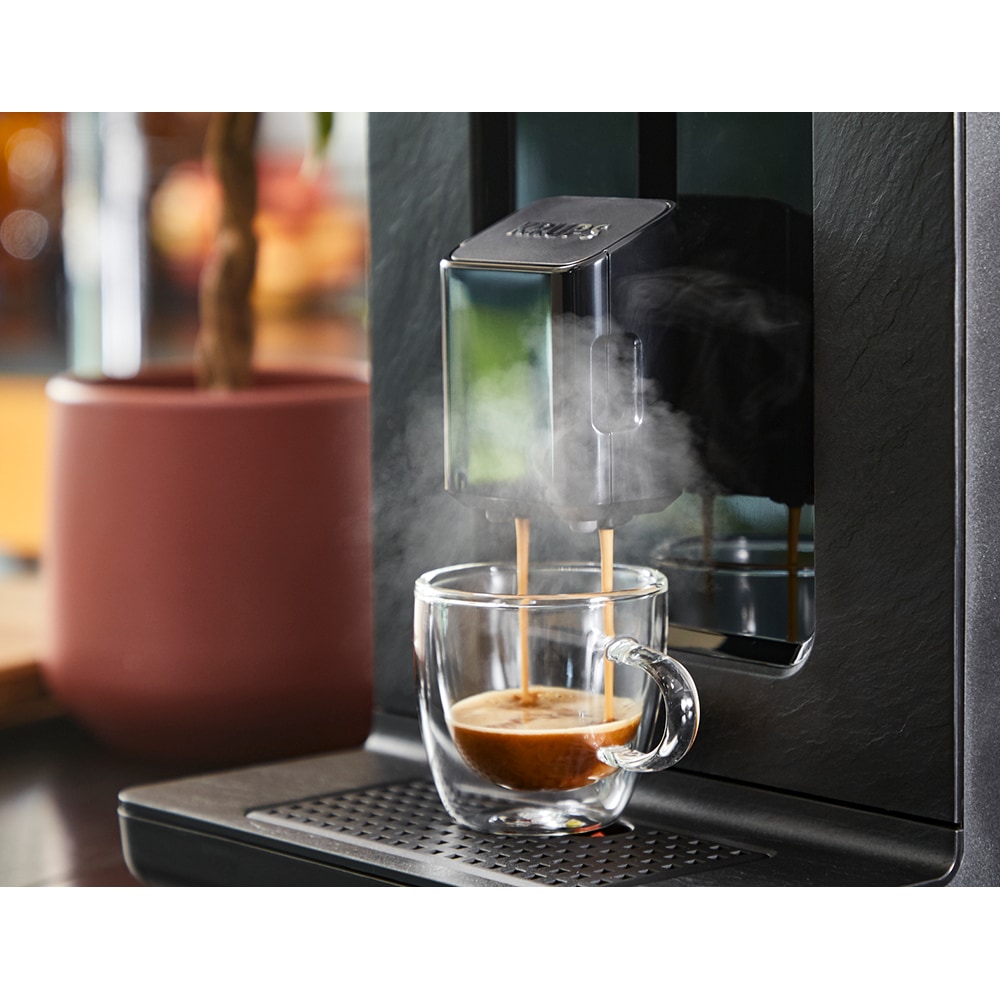 Espressor automat KRUPS Evidence Eco EA897B10, 2.3l, 1450W, 15 bar, negru