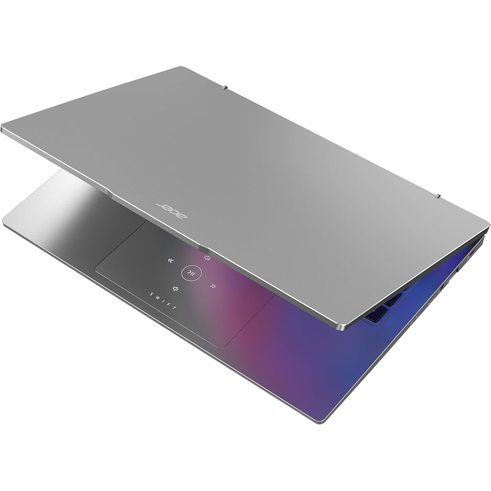 Laptop ACER Swift Go 14 SFG14-73T-71DX, Intel Core Ultra 7 155H pana la 4.8GHz, 14" WUXGA, 16GB, SSD 512GB, Intel Arc graphics, Windows 11 Home, argintiu