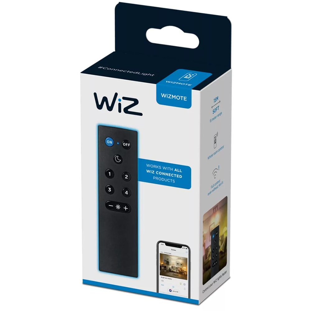 Telecomanda WIZ 8718699789220, control lumini, negru