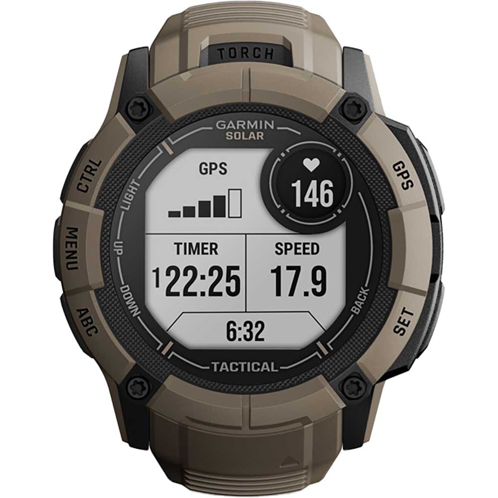 Instinct 2X Solar - Solar Smart Watch with LED Flashlight (Coyote Tan) |  Outdoor Recreation | Garmin Singapore