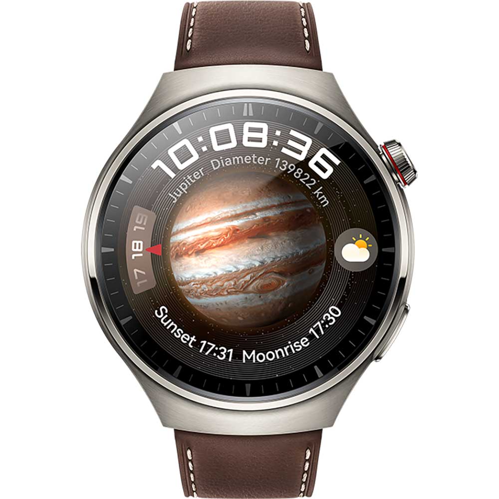 Smartwatch HUAWEI Watch 4 Pro, LTE, GPS, Wi-Fi, Android/iOS, piele, Dark Brown