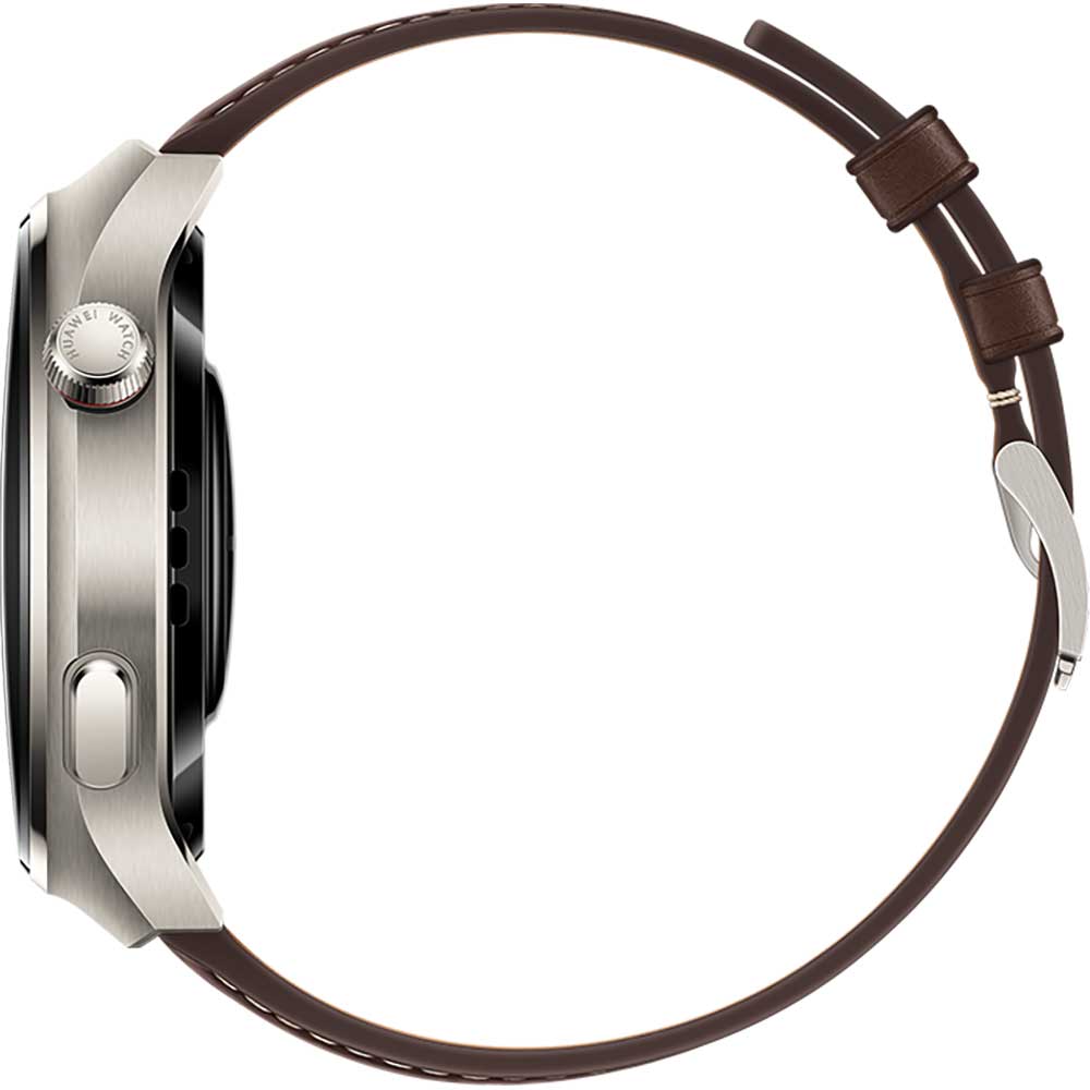 Smartwatch HUAWEI Watch 4 Pro, LTE, GPS, Wi-Fi, Android/iOS, piele, Dark Brown