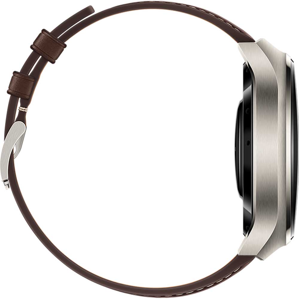 Smartwatch HUAWEI Watch 4 Pro, LTE, GPS, Wi-Fi, Android/iOS, piele, Dark Brown