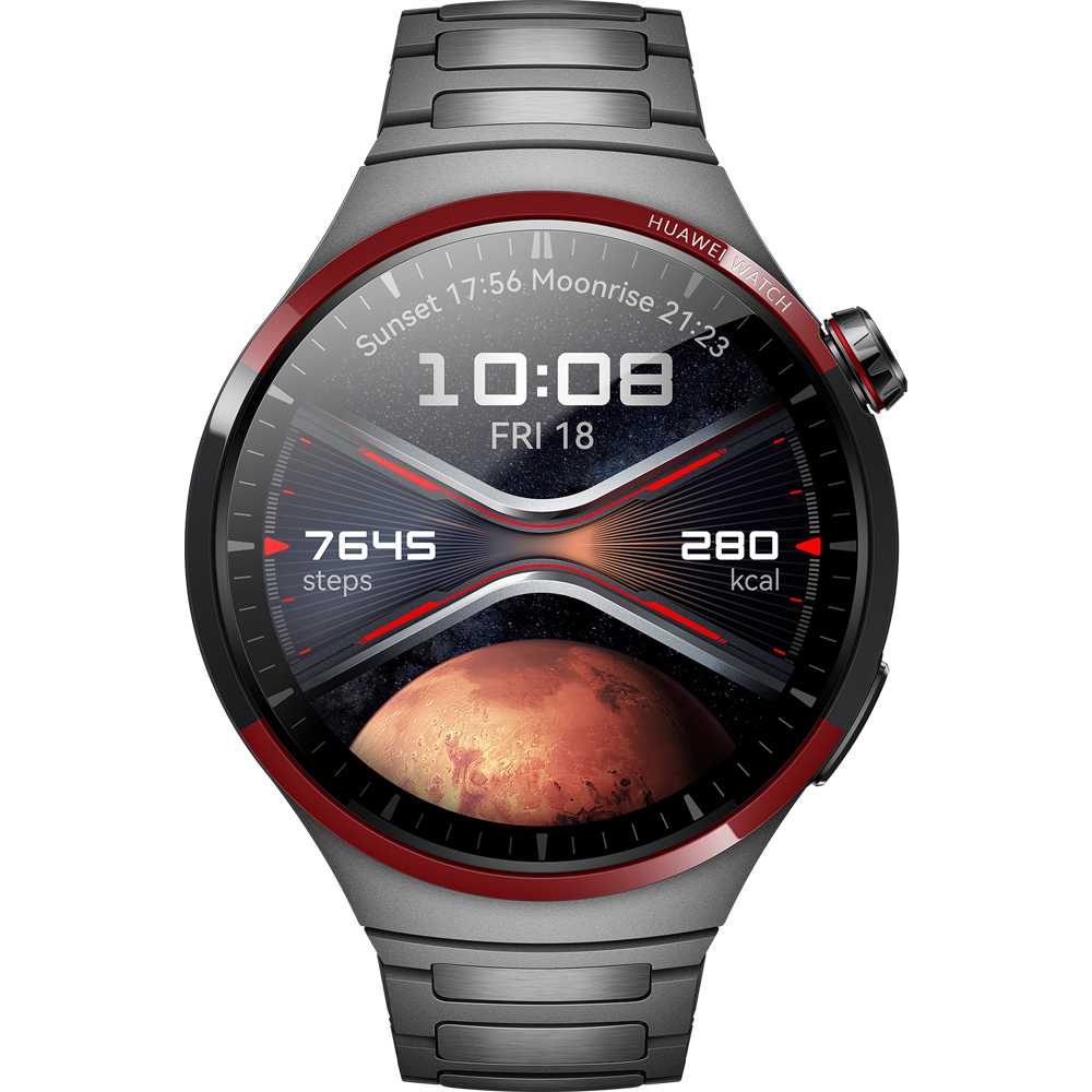 Smartwatch HUAWEI Watch 4 Pro Space Edition, LTE, GPS, Wi-Fi, Android/iOS, titan, grey