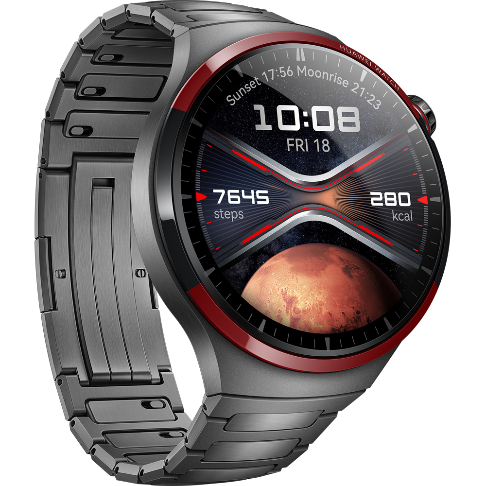 Smartwatch HUAWEI Watch 4 Pro Space Edition, LTE, GPS, Wi-Fi, Android/iOS, titan, grey
