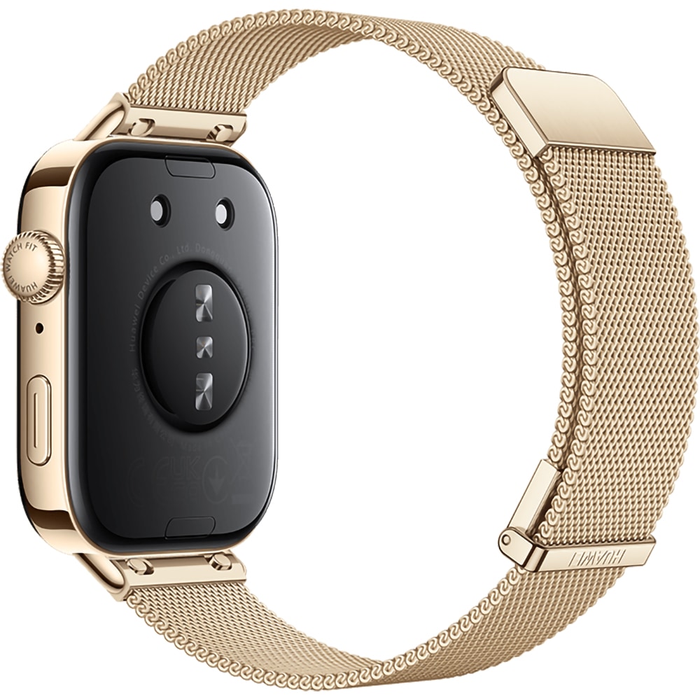 Smartwatch HUAWEI Watch Fit 3, GPS, Android/iOS, Gold Milanese Strap