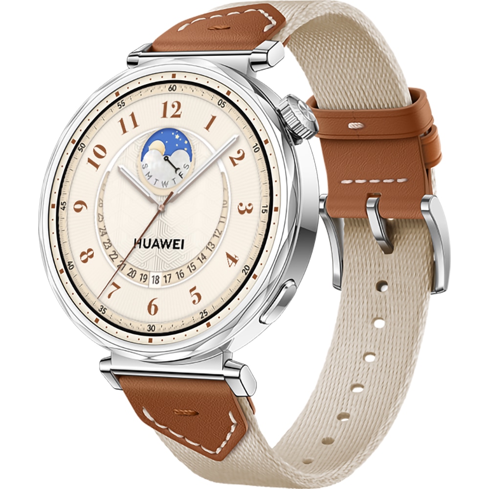 Smartwatch HUAWEI Watch GT 5 41mm, GPS, Android/iOS, Brown Woven Strap