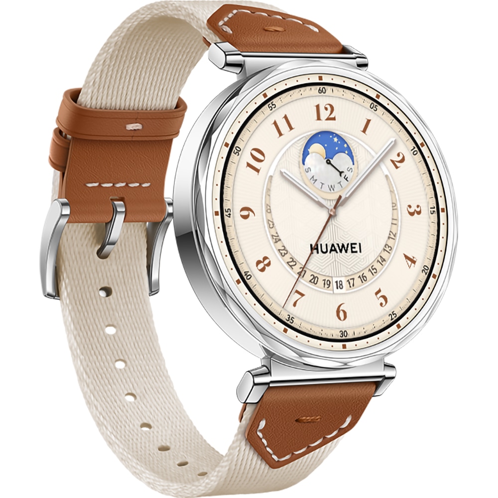 Smartwatch HUAWEI Watch GT 5 41mm, GPS, Android/iOS, Brown Woven Strap