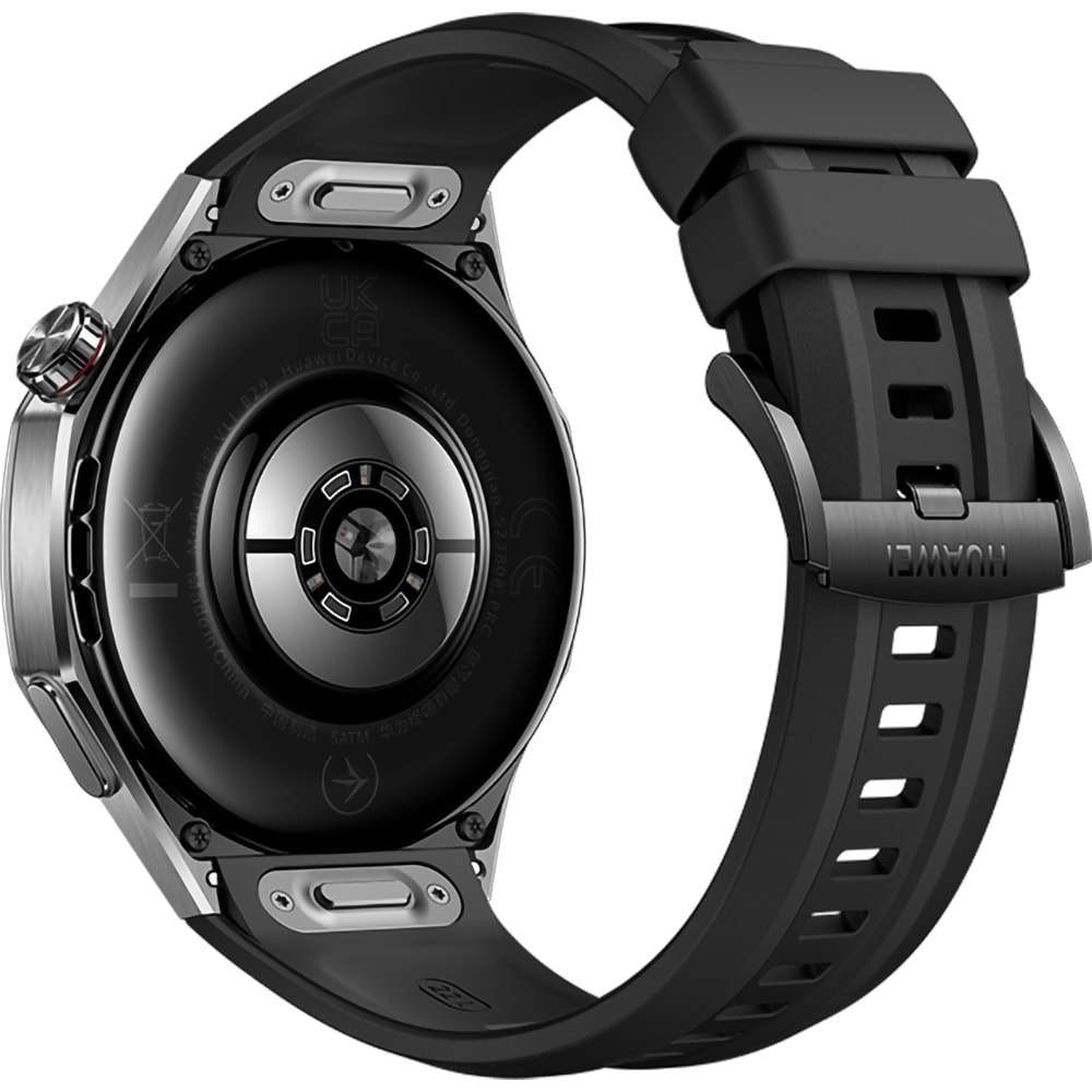 Smartwatch HUAWEI Watch GT 5 Pro 46mm, GPS, Android/iOS, Black Fluoroelastomer Strap