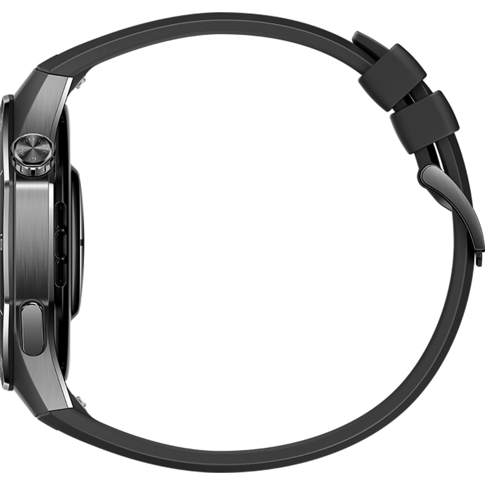 Smartwatch HUAWEI Watch GT 5 Pro 46mm, GPS, Android/iOS, Black Fluoroelastomer Strap