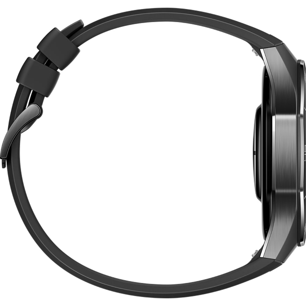 Smartwatch HUAWEI Watch GT 5 Pro 46mm, GPS, Android/iOS, Black Fluoroelastomer Strap