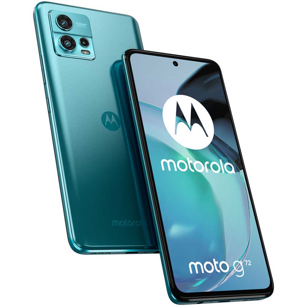 Telefon MOTOROLA Moto G72, 128GB, 8GB RAM, Dual SIM, Polar Blue
