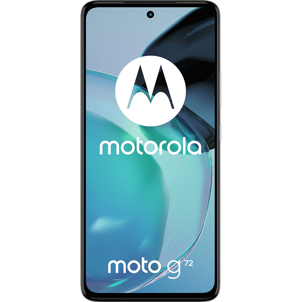 Telefon MOTOROLA Moto G72, 128GB, 8GB RAM, Dual SIM, Mineral White