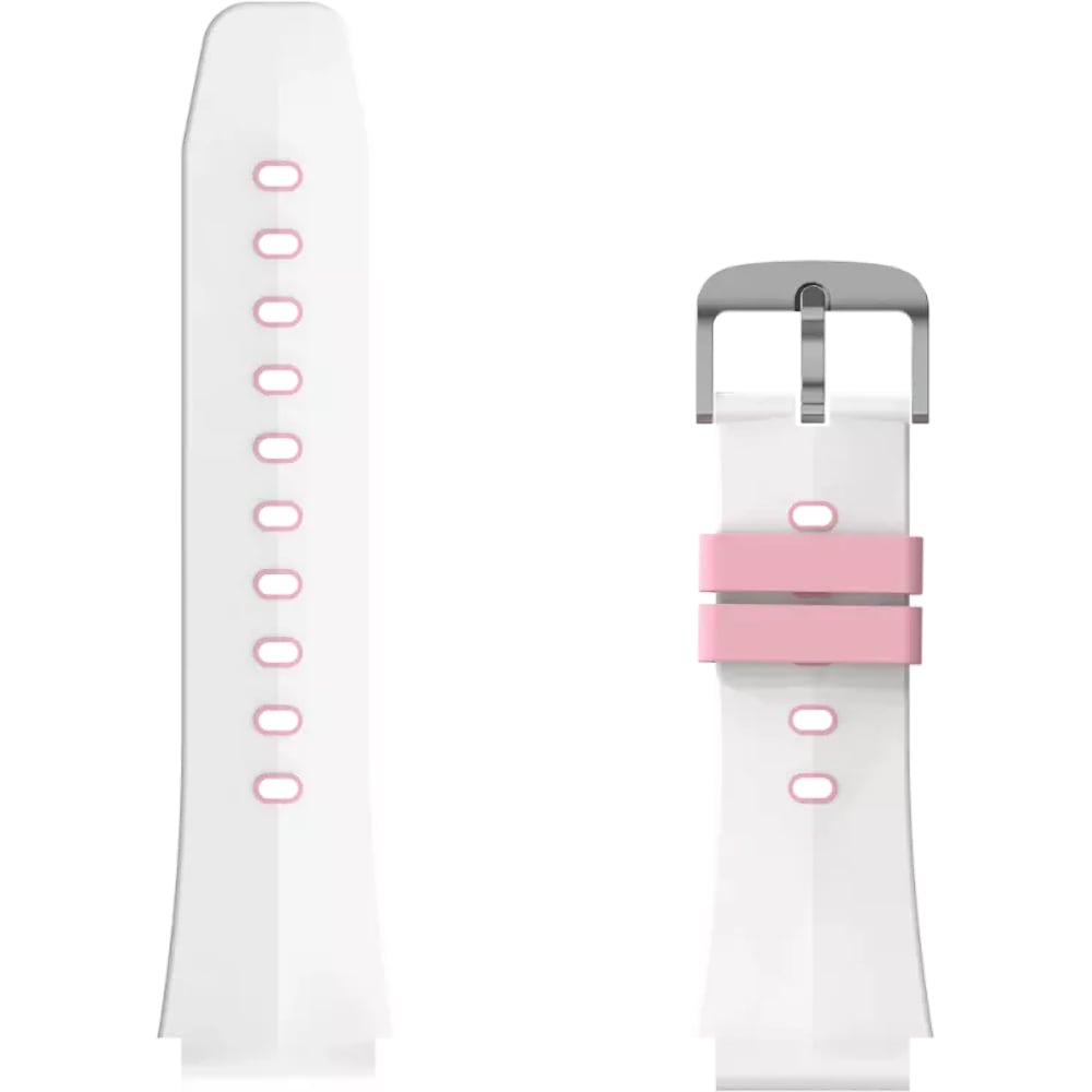 Smartwatch pentru copii CANYON Cindy KW-41, 4G, Android/iOS, silicon, alb-roz