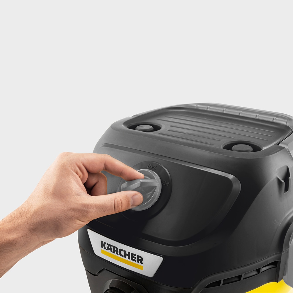 Aspirator multifunctional KARCHER KWD3, 17l, 1000W, 75dB, galben-negru 