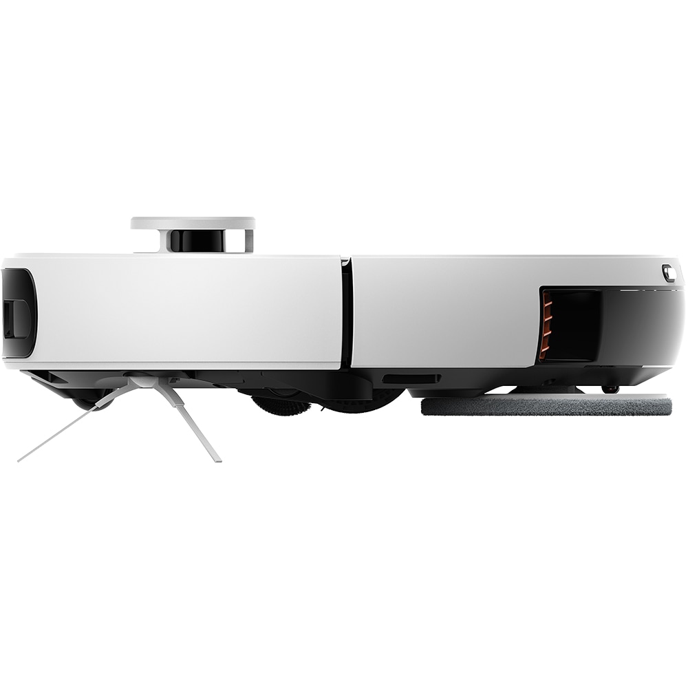 Aspirator robot EZVIZ RS2, 0.4l, 20V, autonomie max 220 min, Wi-Fi, functie mop, alb-negru