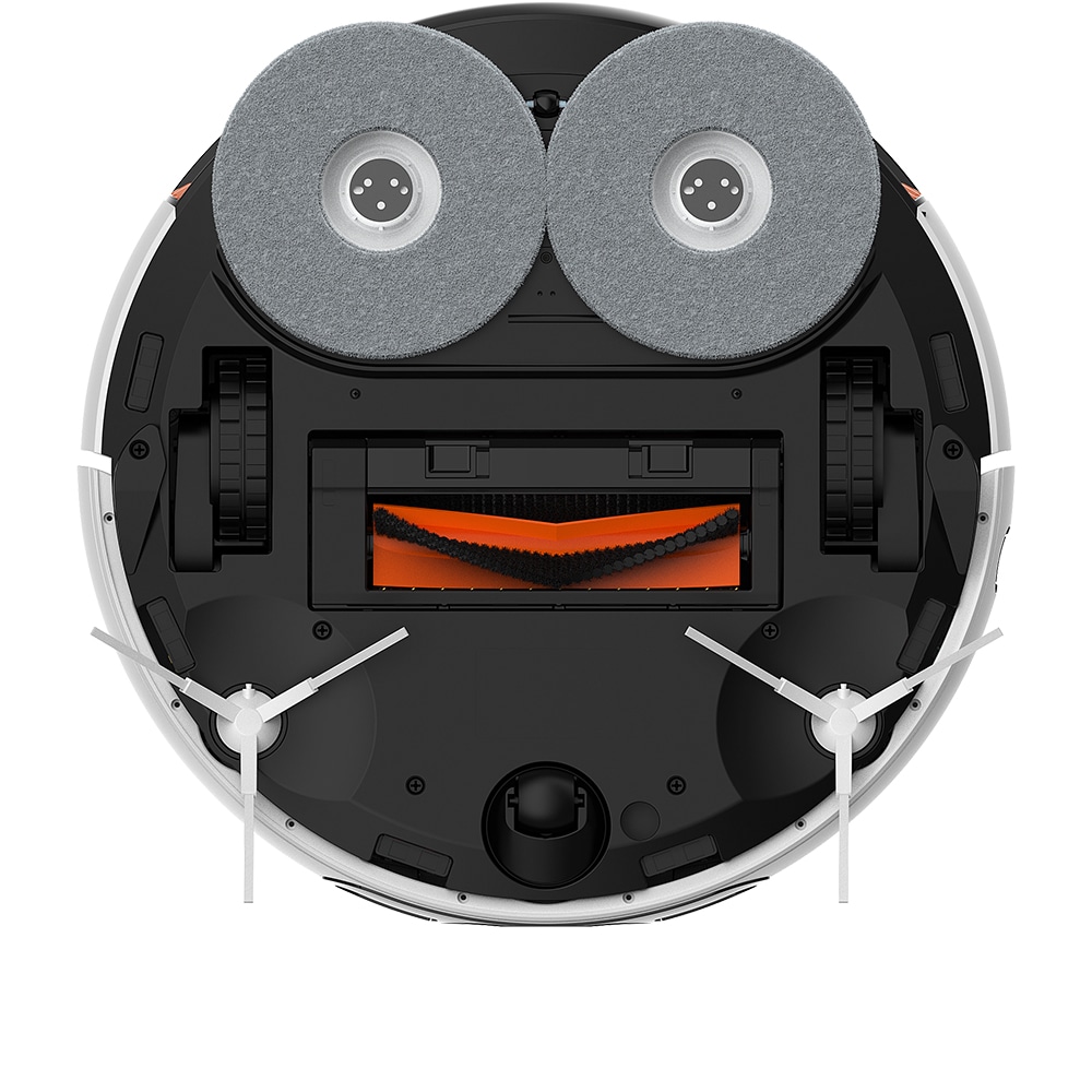 Aspirator robot EZVIZ RS2, 0.4l, 20V, autonomie max 220 min, Wi-Fi, functie mop, alb-negru