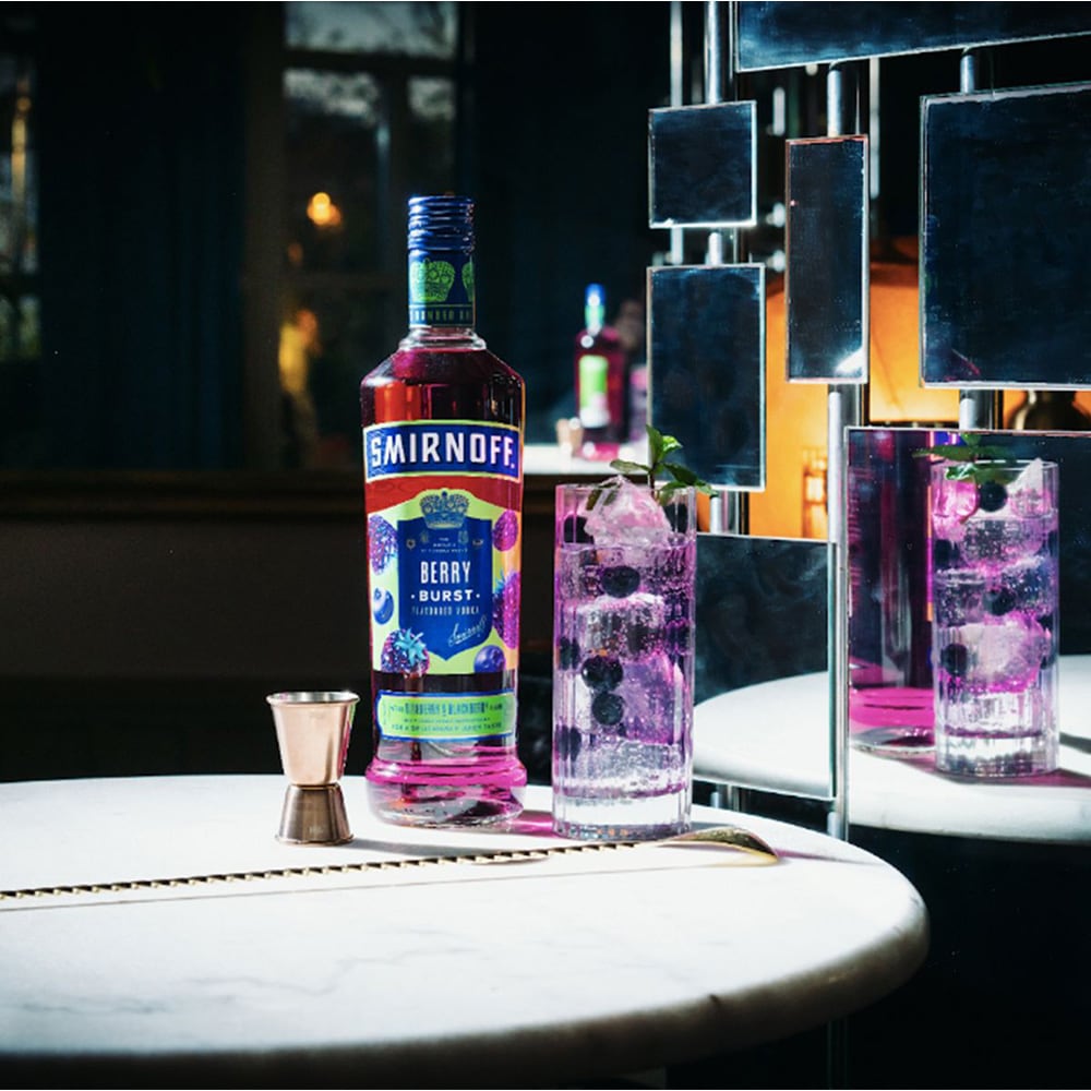 Vodka Smirnoff Berry Burst, 0.7L