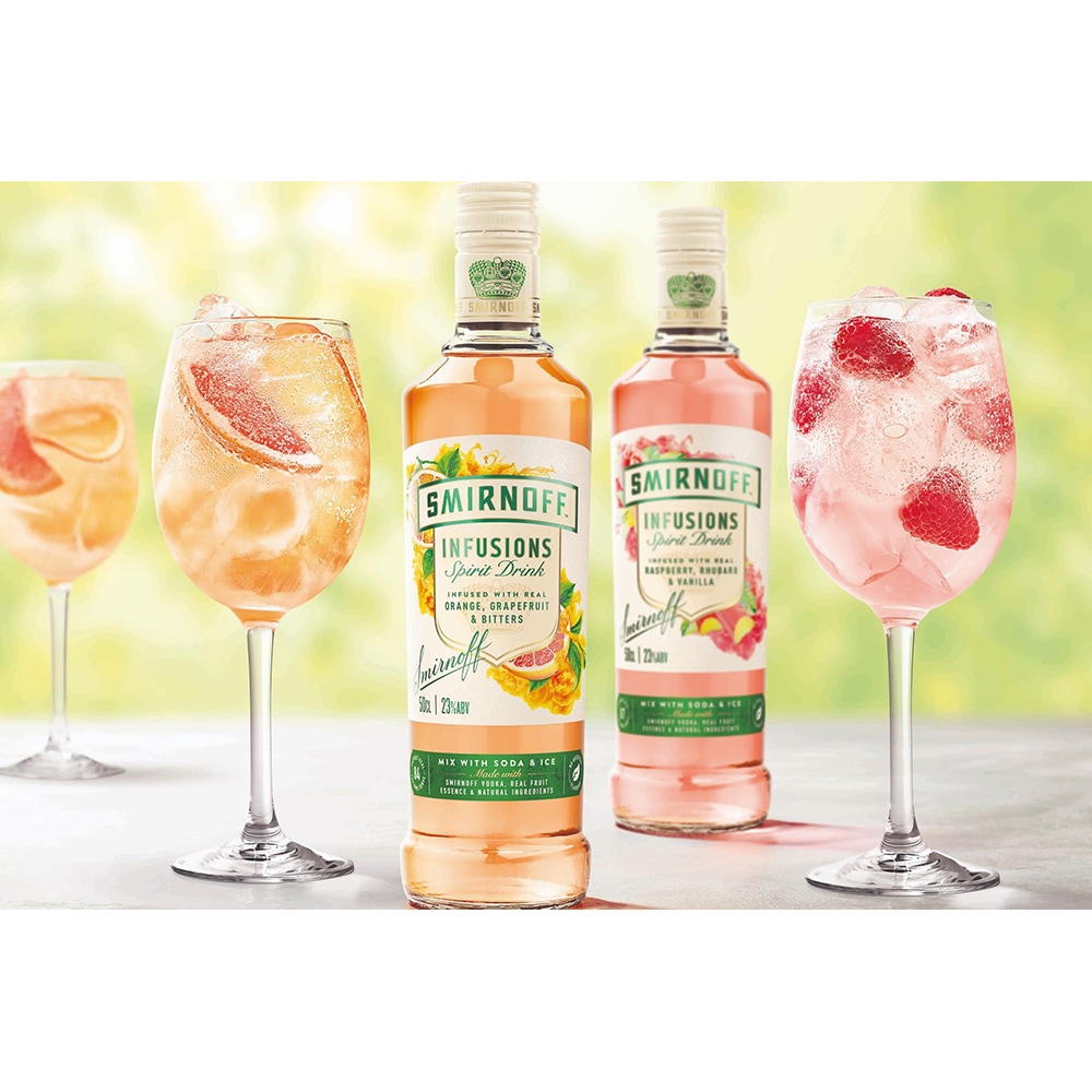 Vodka Smirnoff Infusions Raspberry ,1L
