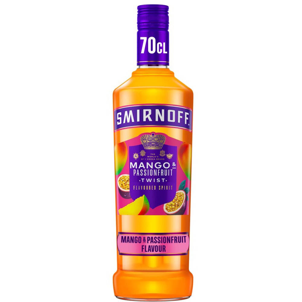 Vodka Smirnoff Mango & Passion Fruit, 0.7L