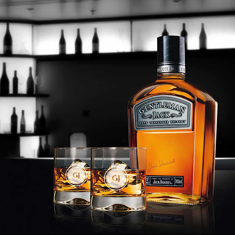 Whisky Jack Daniel's Gentleman Jack, 0.7L + 2 paie inox