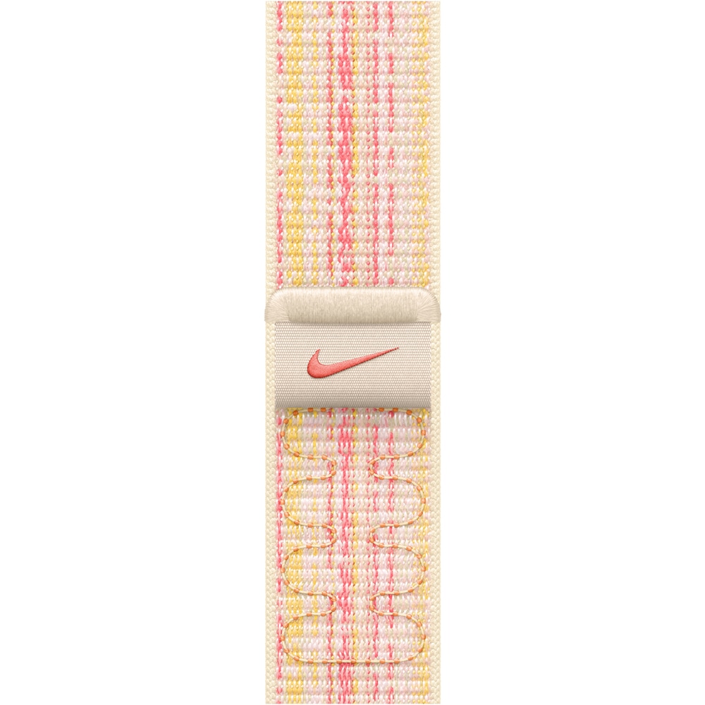 Bratara pentru APPLE Watch 45mm Nike Starlight/Pink Nike Sport Loop, MUJY3ZM/A