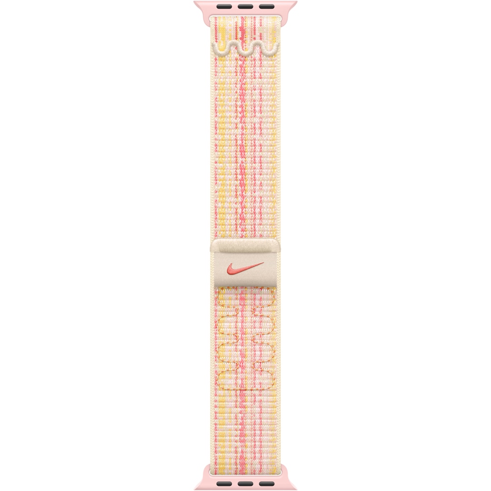 Bratara pentru APPLE Watch 45mm Nike Starlight/Pink Nike Sport Loop, MUJY3ZM/A