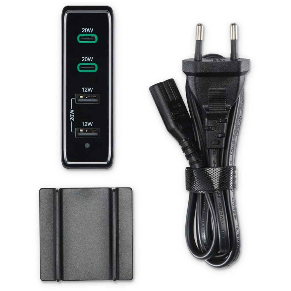 Statie incarcare HAMA 201628, 2xUSB-A 20W, 2xUSB-C Power Delivery (PD) 40W, negru