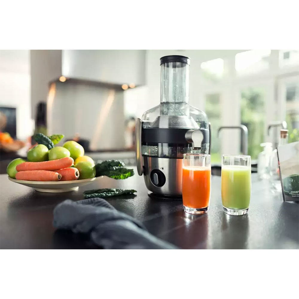 Storcator fructe si legume PHILIPS Avance Collection HR1922/21, 1l, 1200W, 2 trepte viteza, negru-argintiu