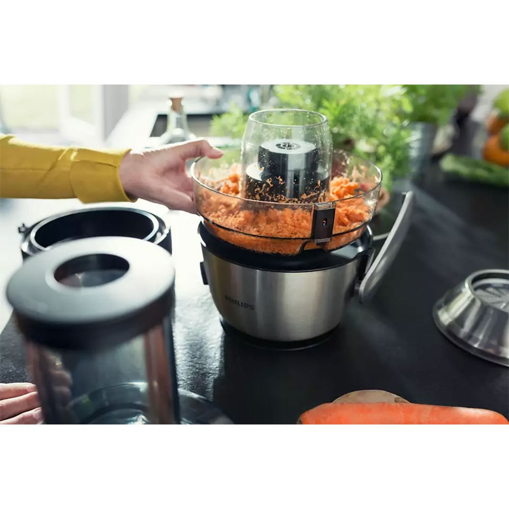 Storcator fructe si legume PHILIPS Avance Collection HR1922/21, 1l, 1200W, 2 trepte viteza, negru-argintiu