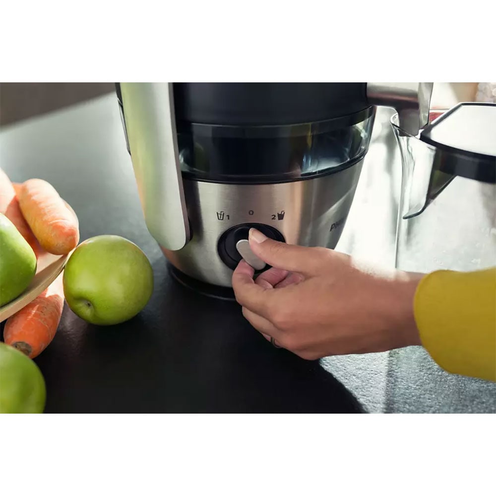 Storcator fructe si legume PHILIPS Avance Collection HR1922/21, 1l, 1200W, 2 trepte viteza, negru-argintiu