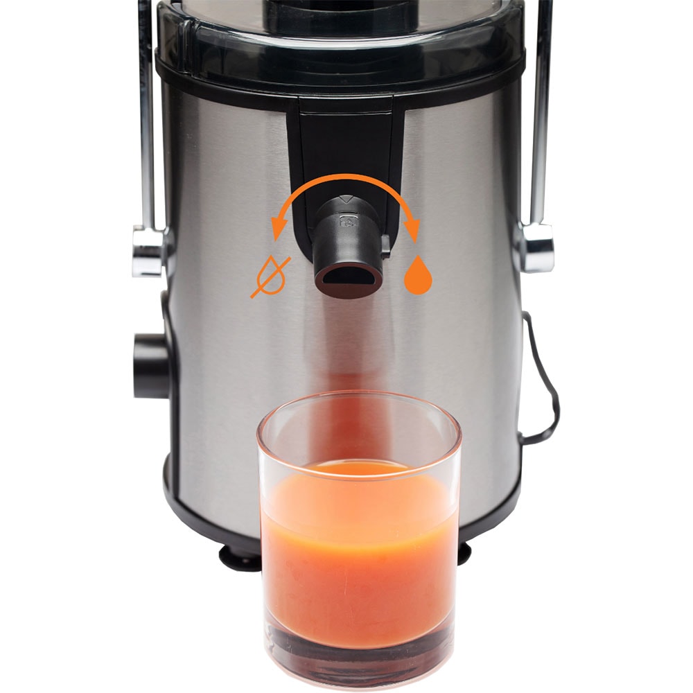 Storcator fructe si legume GORENJE JC400E, 0.6l, 150W, viteza variabila, negru-argintiu