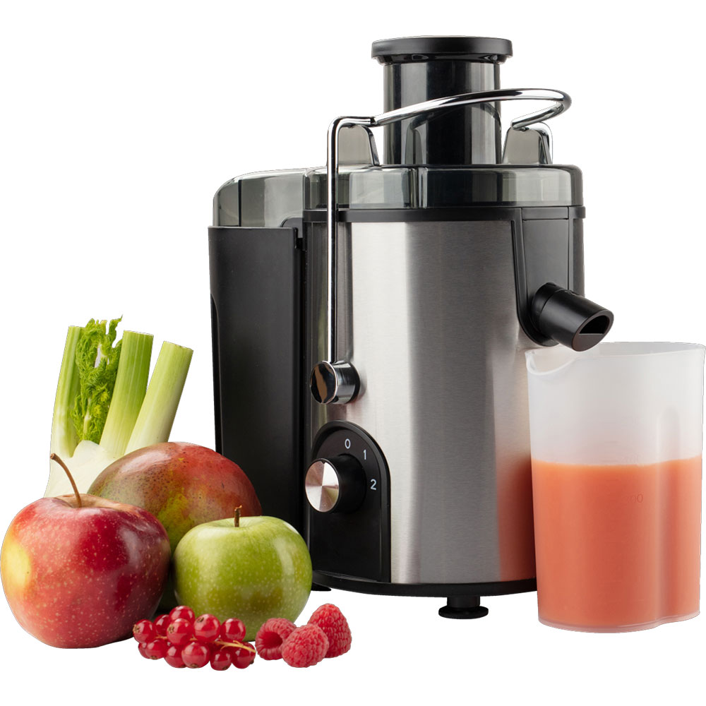Storcator fructe si legume GORENJE JC400E, 0.6l, 150W, viteza variabila, negru-argintiu