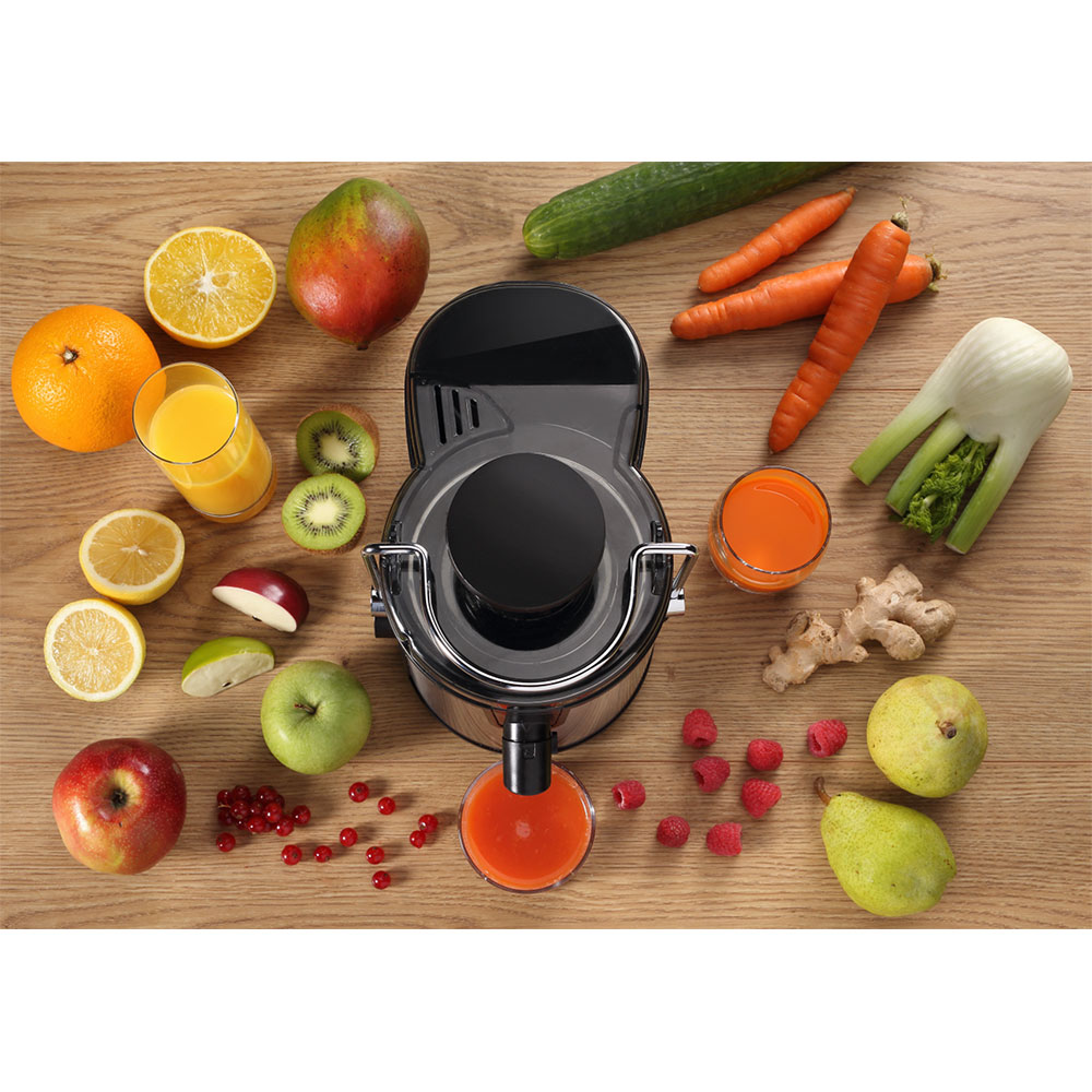 Storcator fructe si legume GORENJE JC400E, 0.6l, 150W, viteza variabila, negru-argintiu