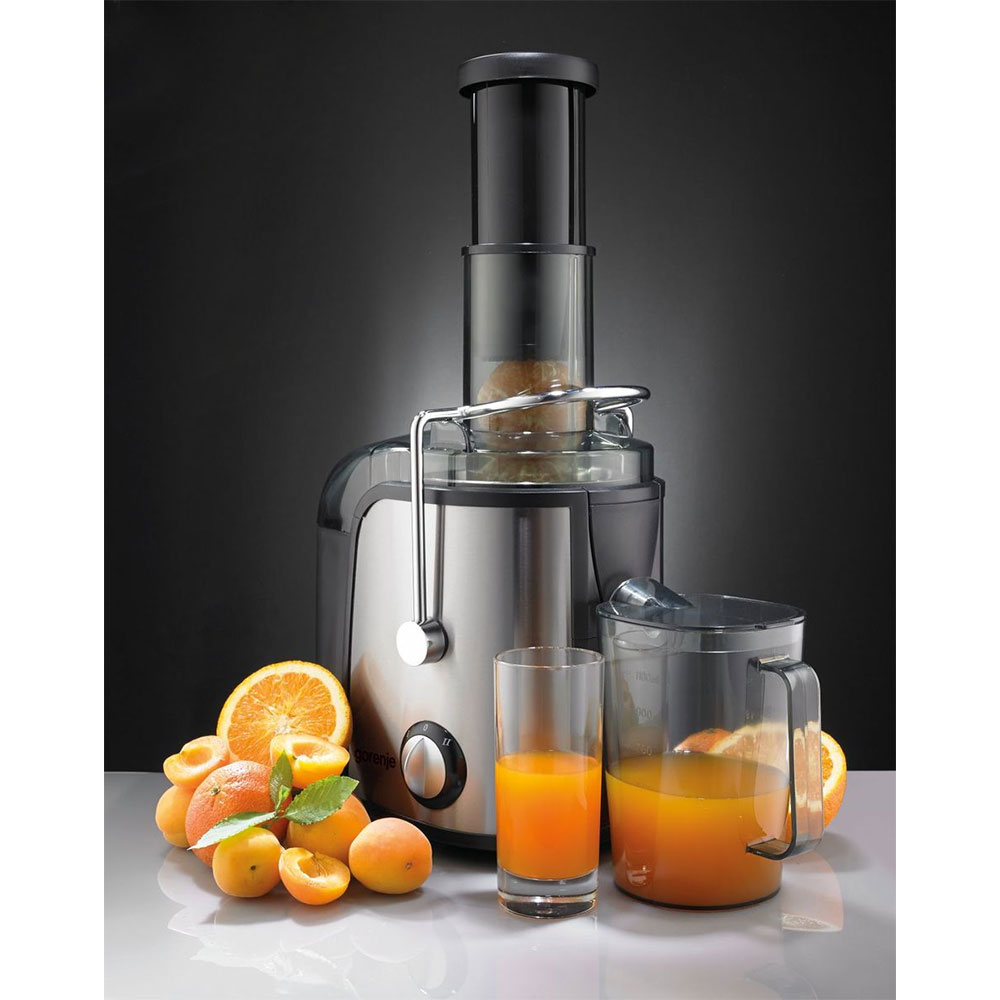Storcator fructe si legume GORENJE JC805EII, 1.1l, 800W, 2 trepte putere, negru-argintiu