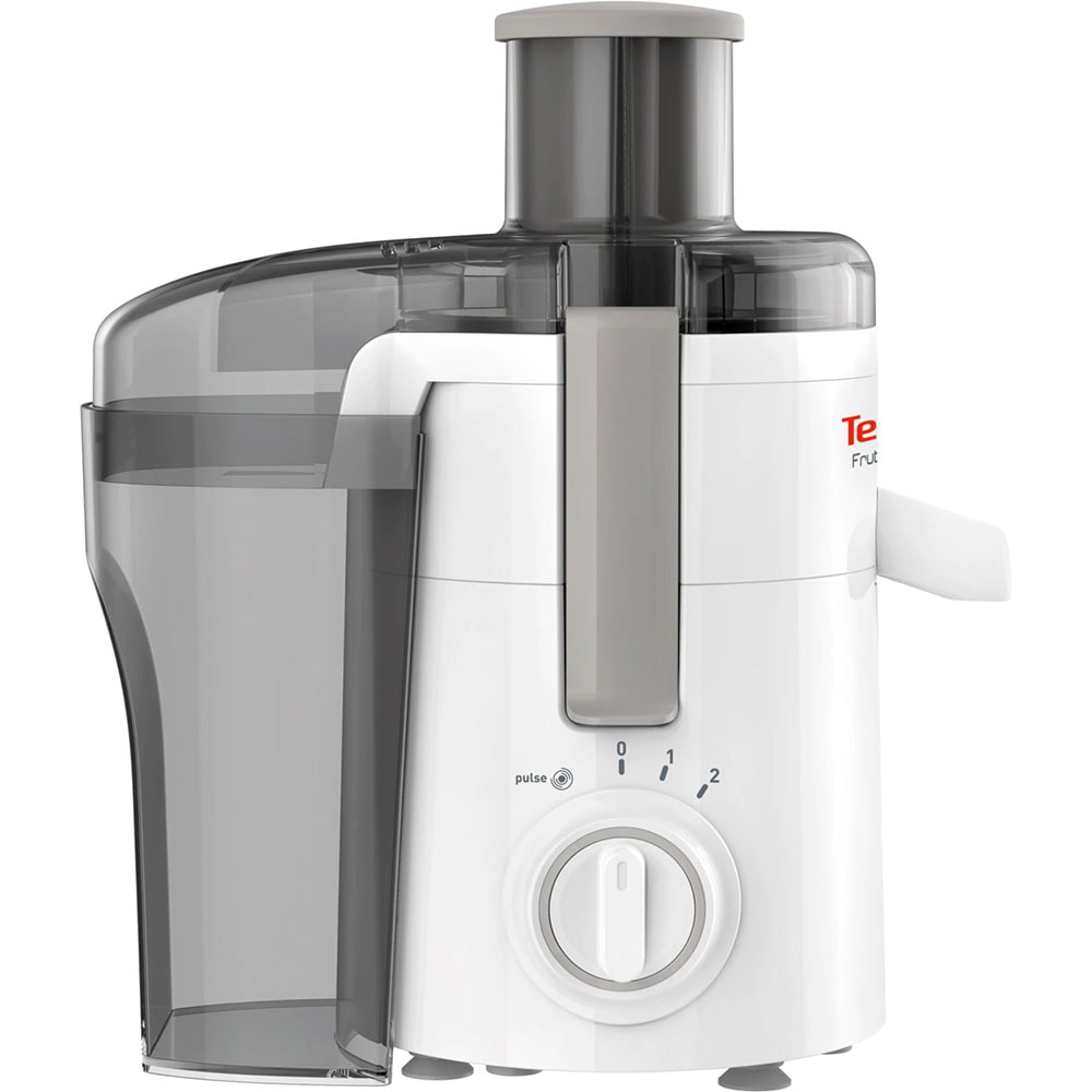 Storcator fructe si legume TEFAL Frutelia+ ZE370138, 350W, 2 trepte viteza, alb-gri