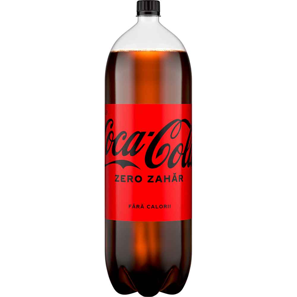 Bautura racoritoare carbogazoasa COCA-COLA Zero Zahar bax 2.5L x 6 sticle