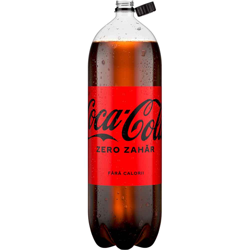 Bautura racoritoare carbogazoasa COCA-COLA Zero Zahar bax 2.5L x 6 sticle
