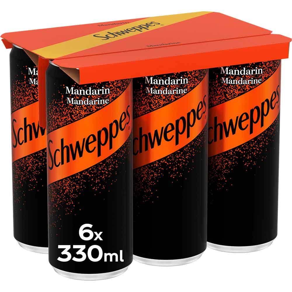 Bautura racoritoare carbogazoasa SCHWEPPES Mandarin bax 0.33L x 6 doze