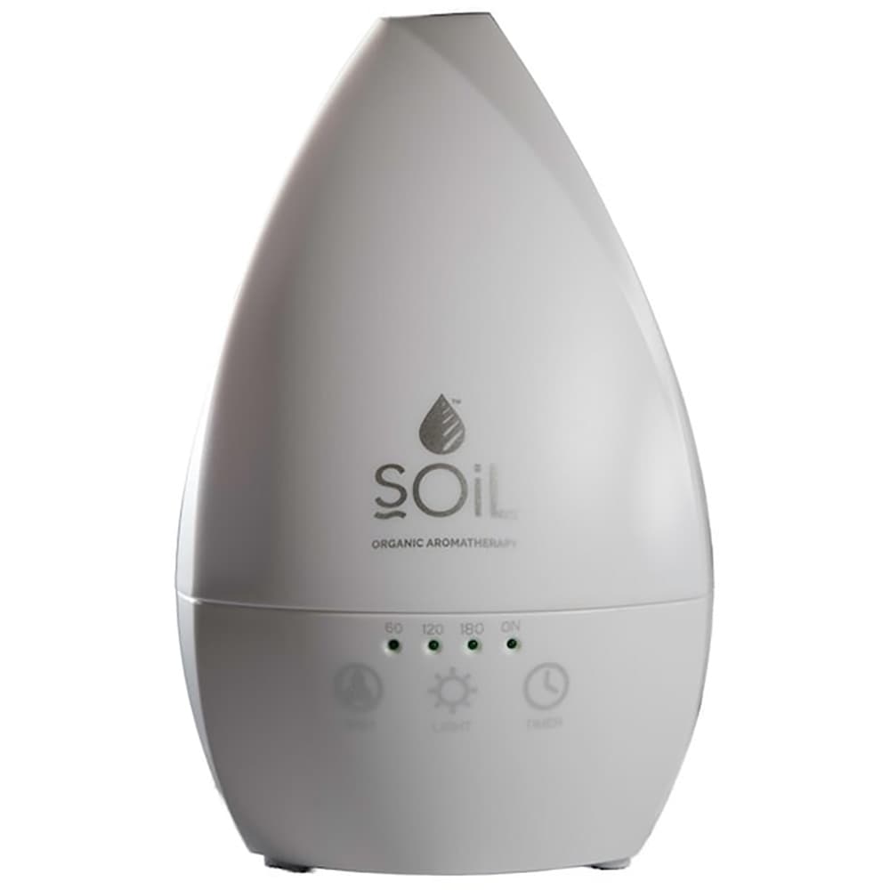 Difuzor aromaterapie ultrasonic cu lampa led SOIL, 200ml, alb