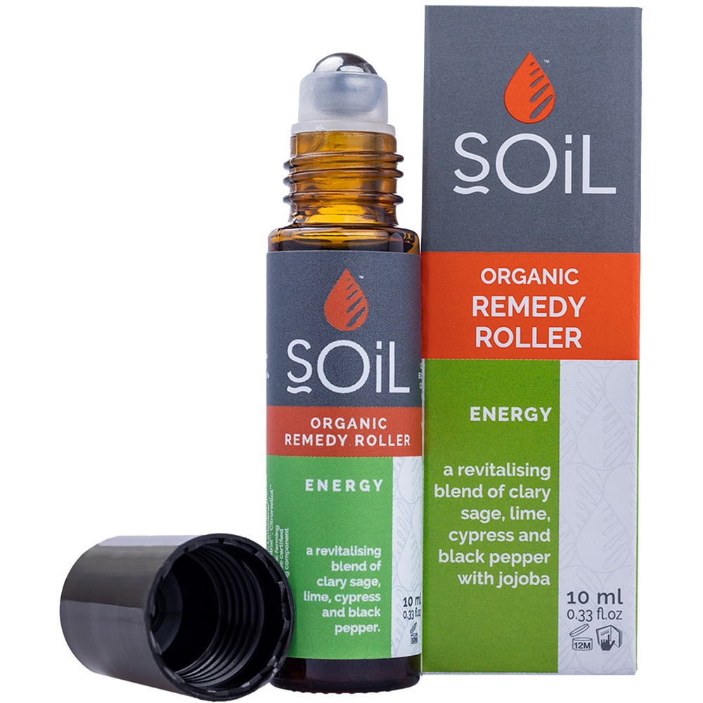 Ulei esential Roll-on Energizant, 10 ml, SOIL