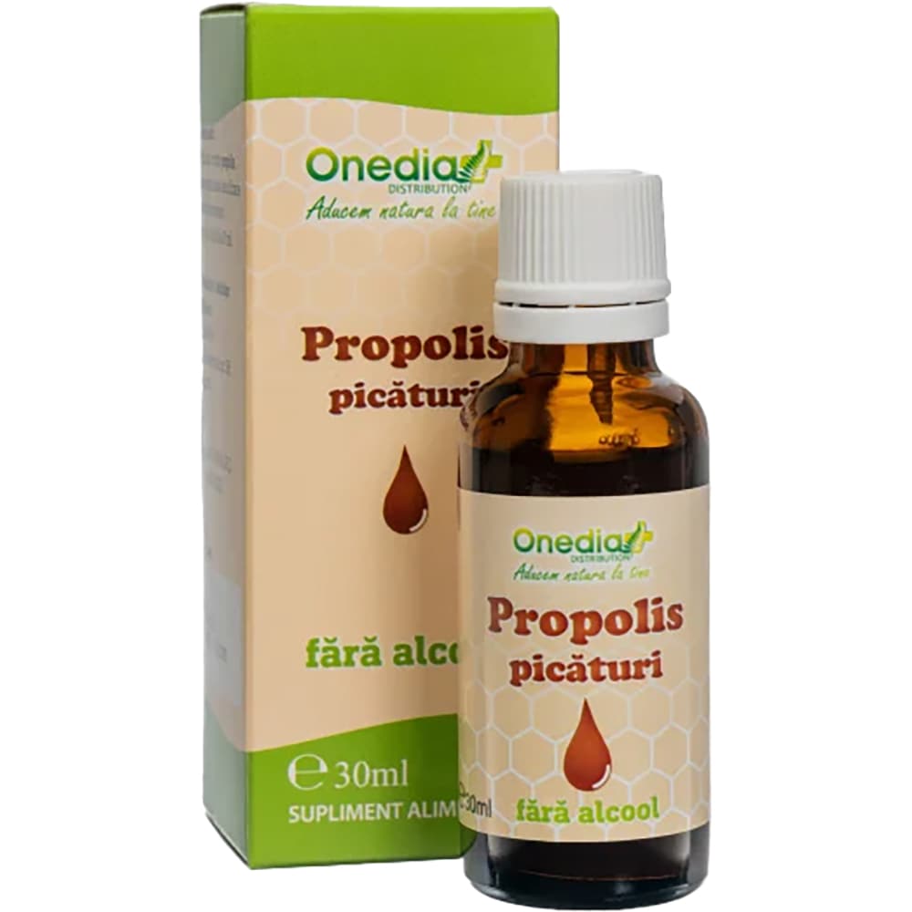 Tinctura de Propolis fara alcool, 30 ml, ONEDIA