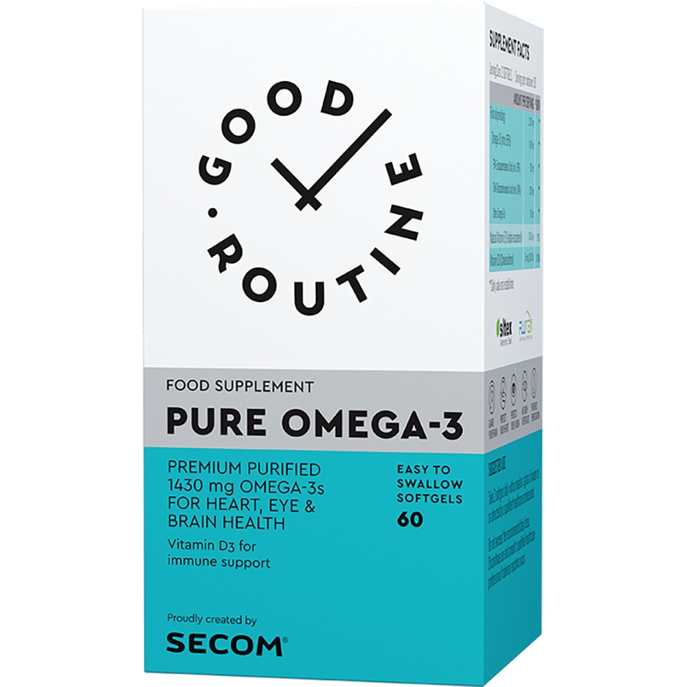 Supliment alimentar Pure Omega 3 Good Routine, 60 capsule moi, SECOM