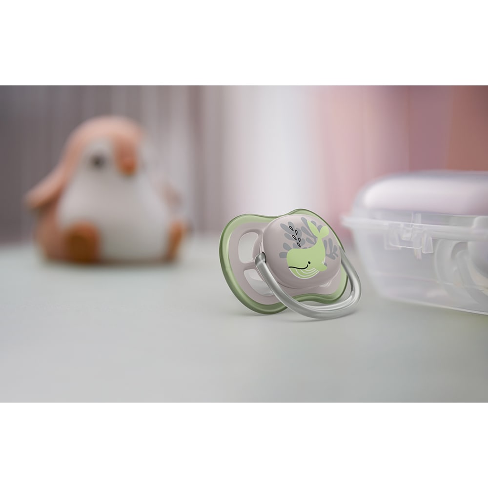 Suzeta PHILIPS AVENT Ultra Air SCF085/60, 6-18 luni, 2 buc, multicolor