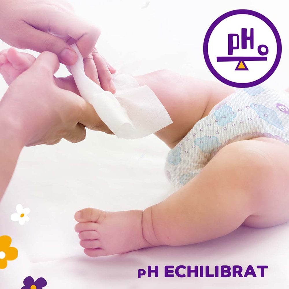 Servetele umede PUFIES Clean&Fresh, 12 pachete, 768 buc