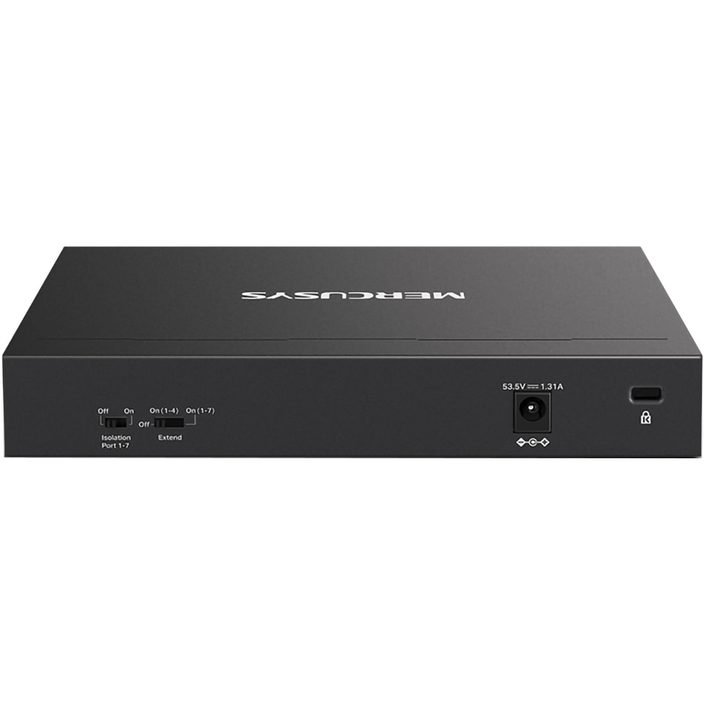 Switch MERCUSYS MS108GP, 8 porturi Gigabit, negru